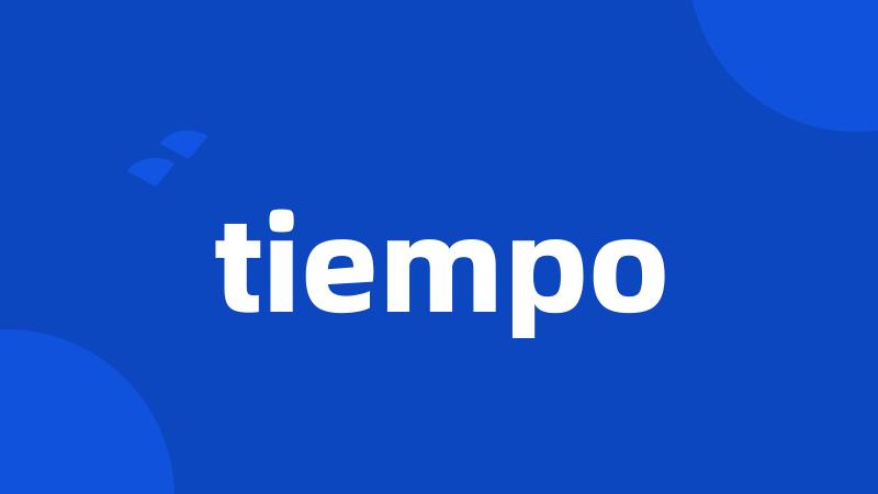 tiempo