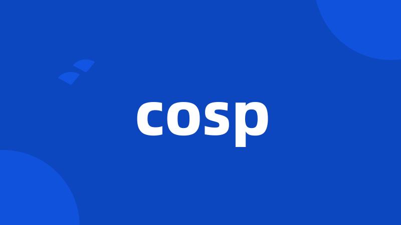 cosp