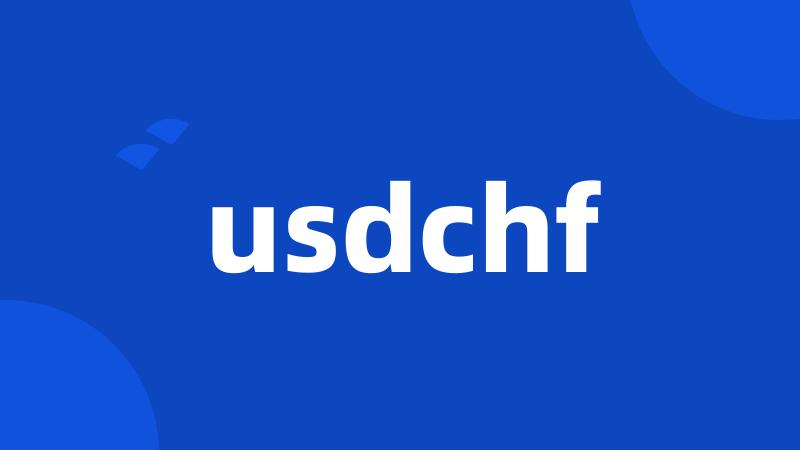 usdchf