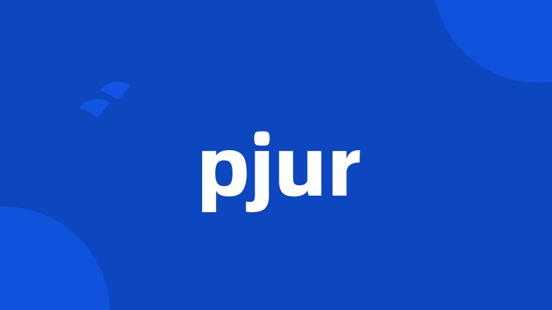 pjur