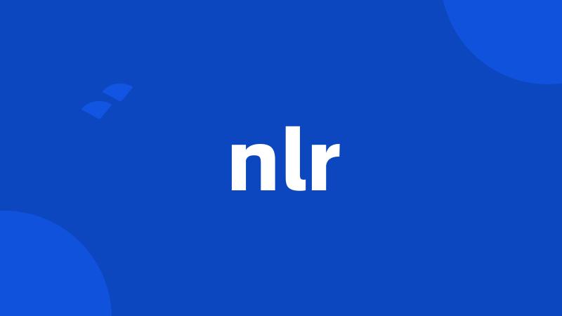 nlr