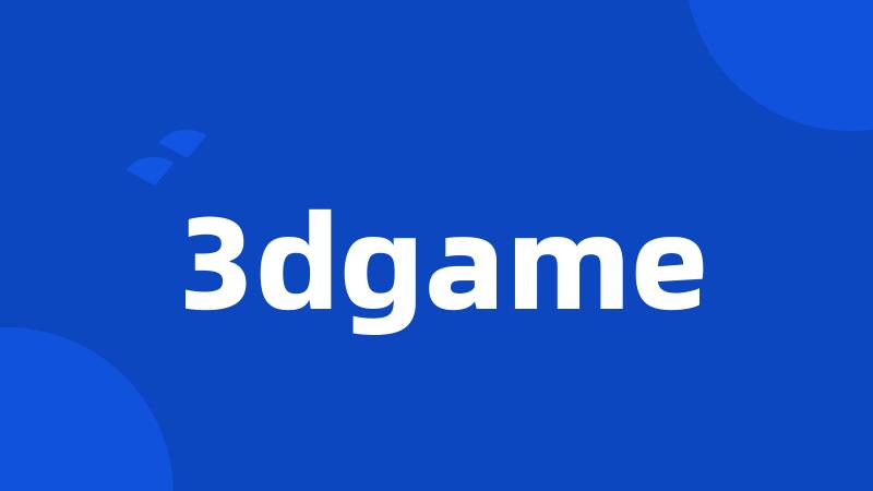 3dgame