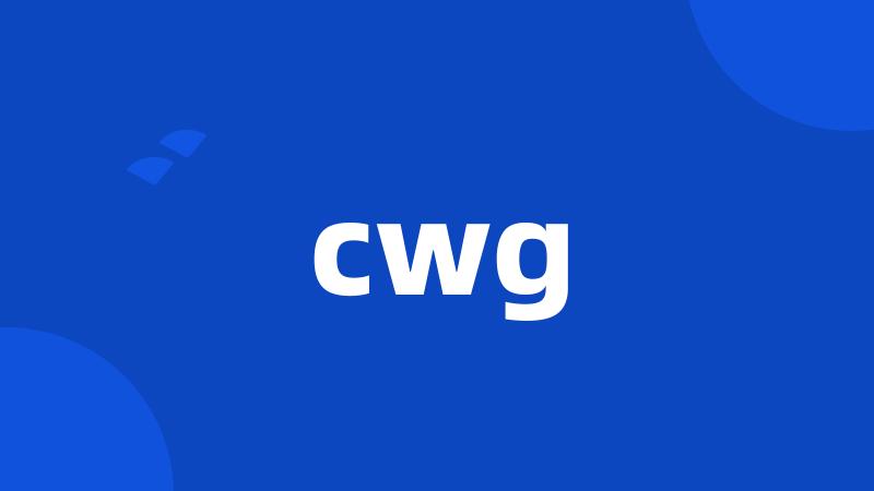 cwg