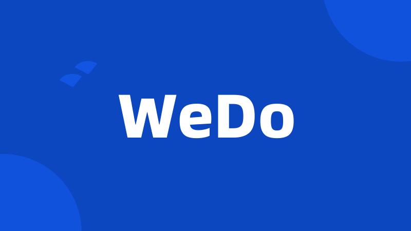 WeDo