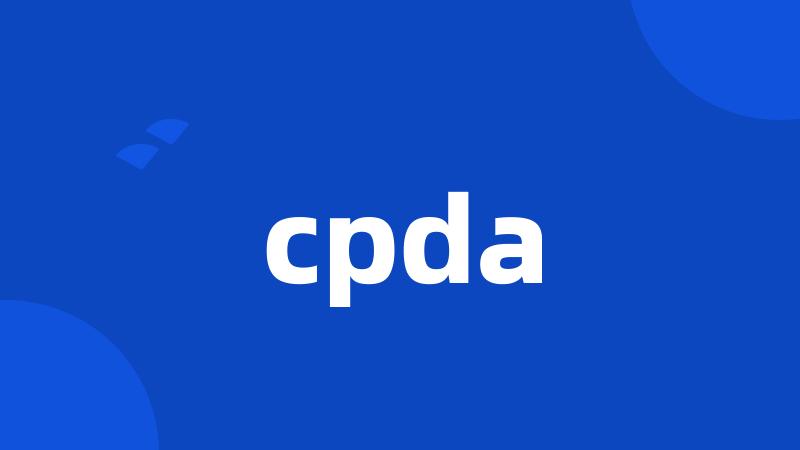 cpda