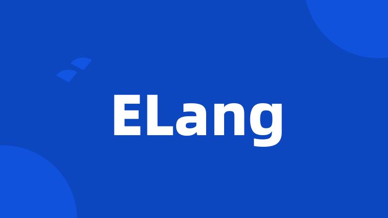 ELang