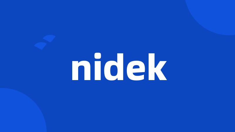 nidek