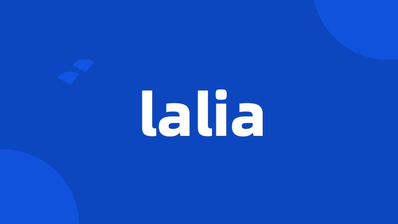 lalia