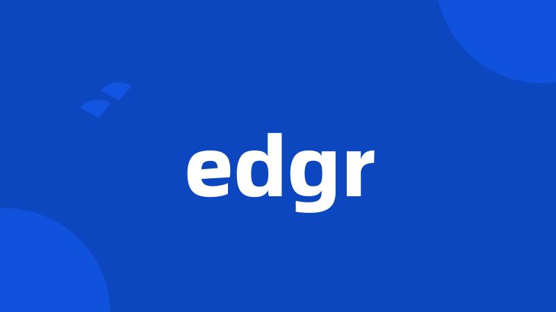 edgr