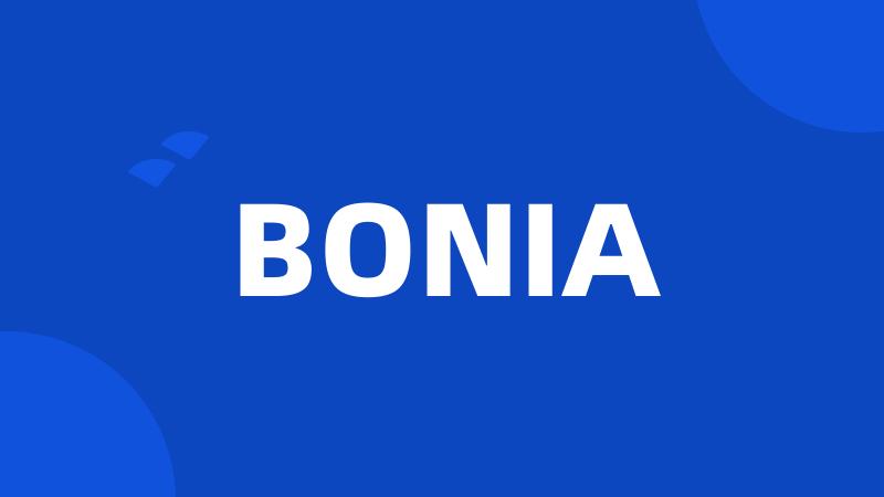 BONIA