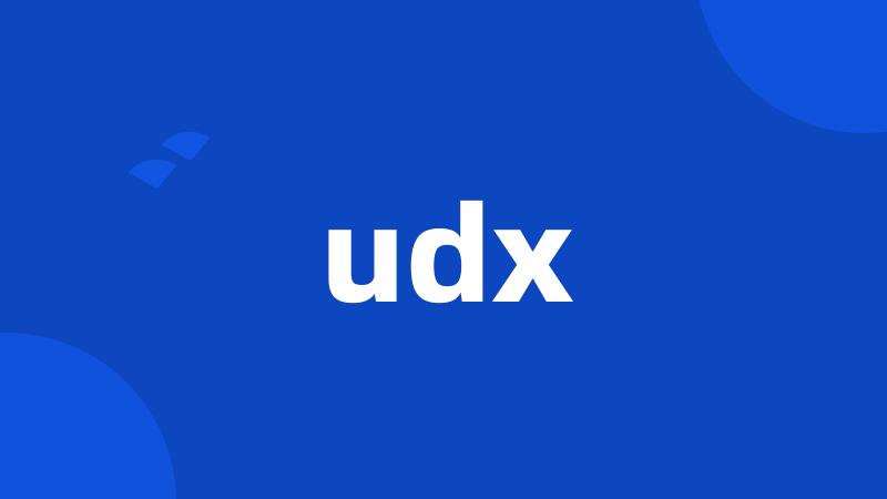 udx