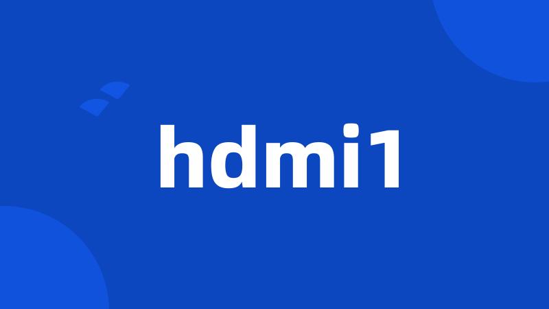 hdmi1