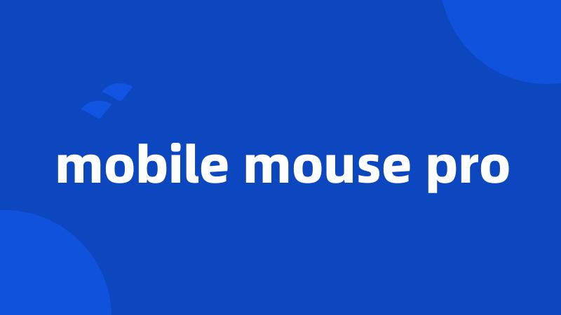 mobile mouse pro