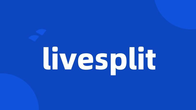 livesplit