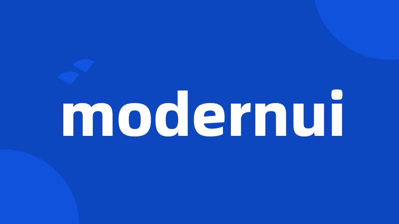 modernui