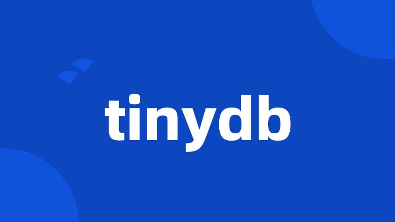 tinydb