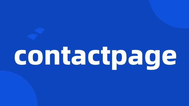 contactpage