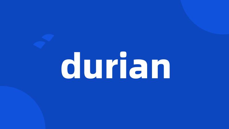 durian