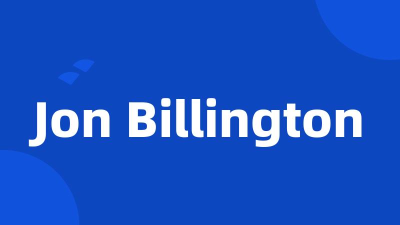 Jon Billington