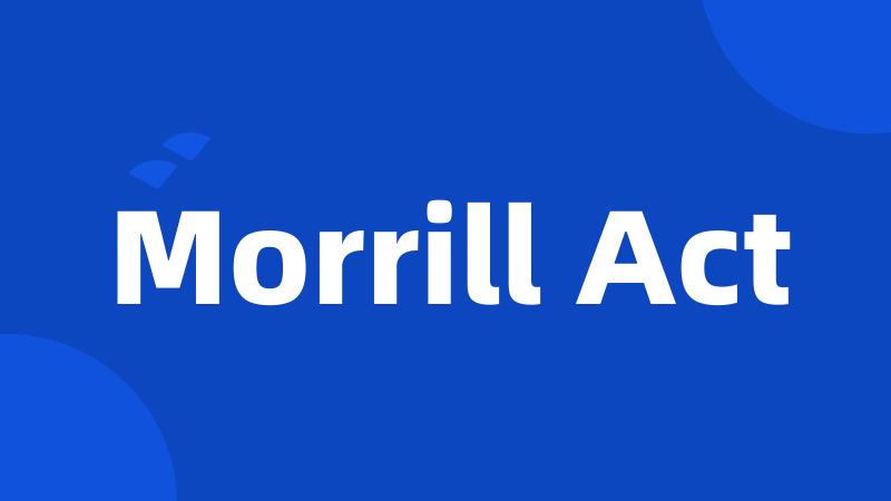 Morrill Act