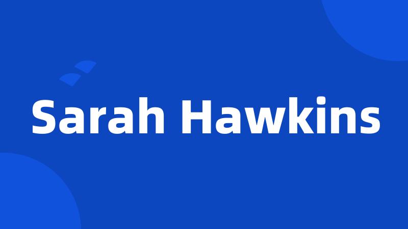 Sarah Hawkins