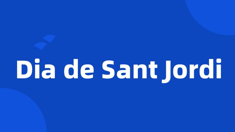 Dia de Sant Jordi