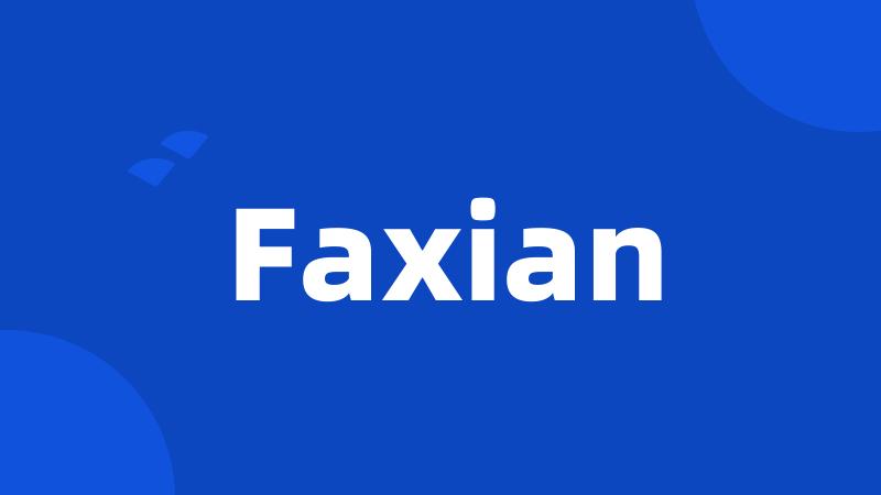 Faxian