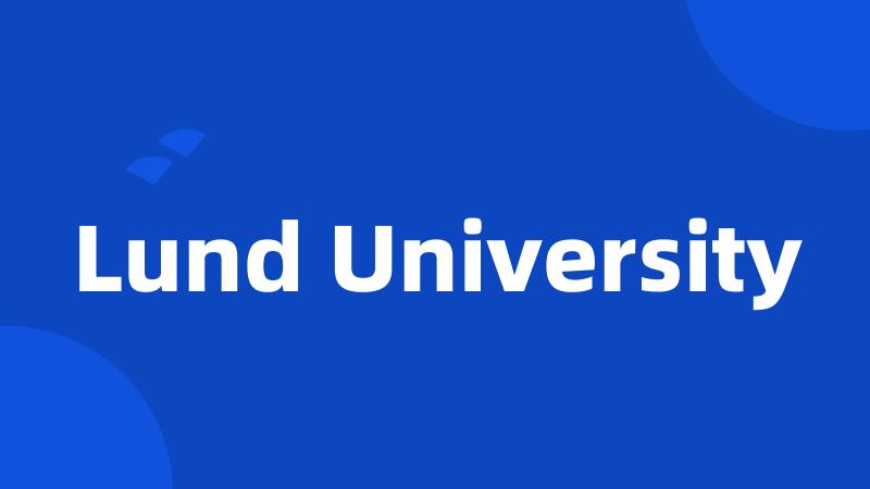 Lund University