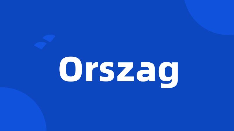 Orszag