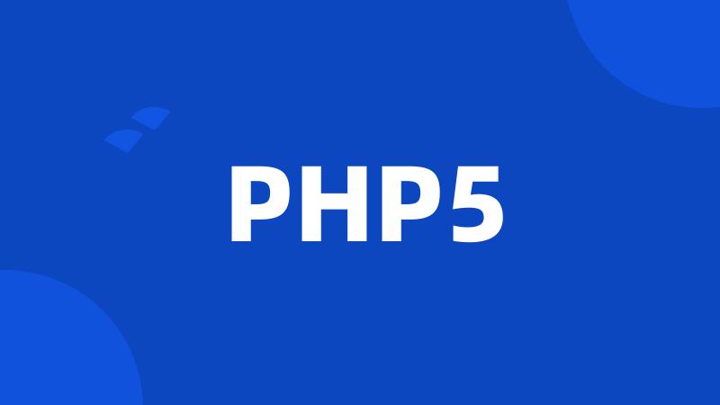 PHP5