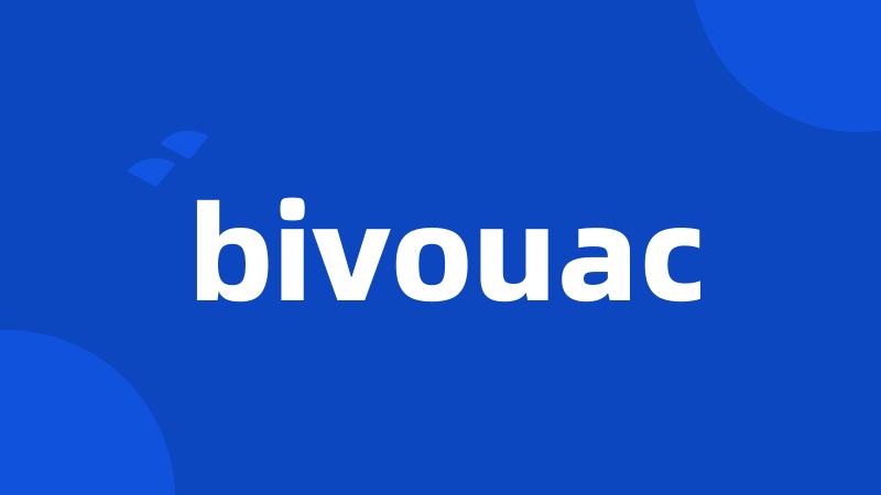 bivouac