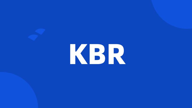 KBR