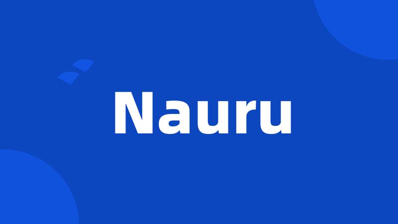 Nauru