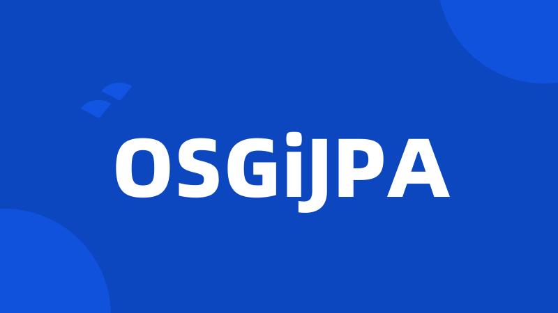 OSGiJPA