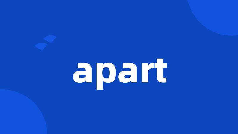 apart