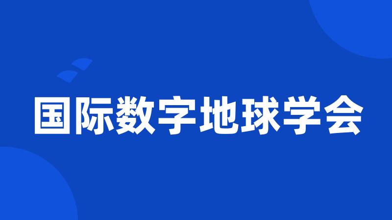 国际数字地球学会