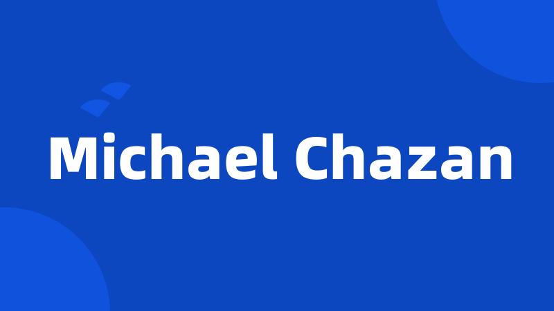 Michael Chazan