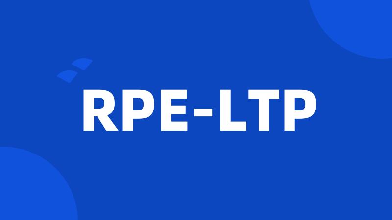 RPE-LTP