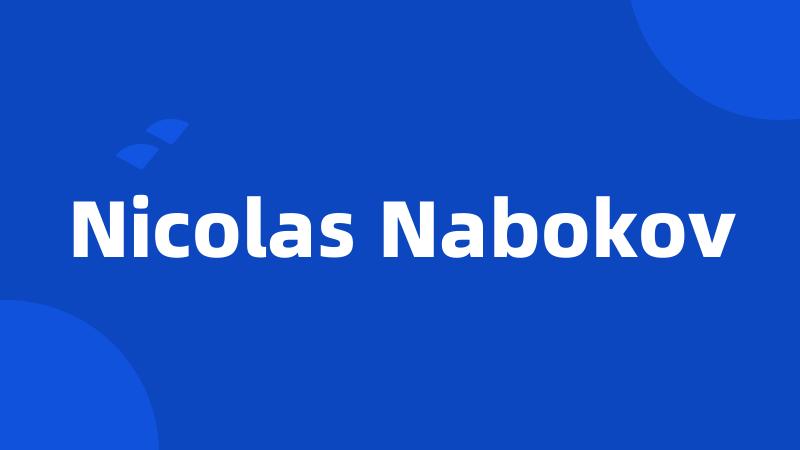 Nicolas Nabokov