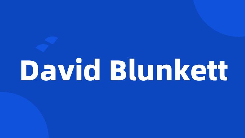 David Blunkett