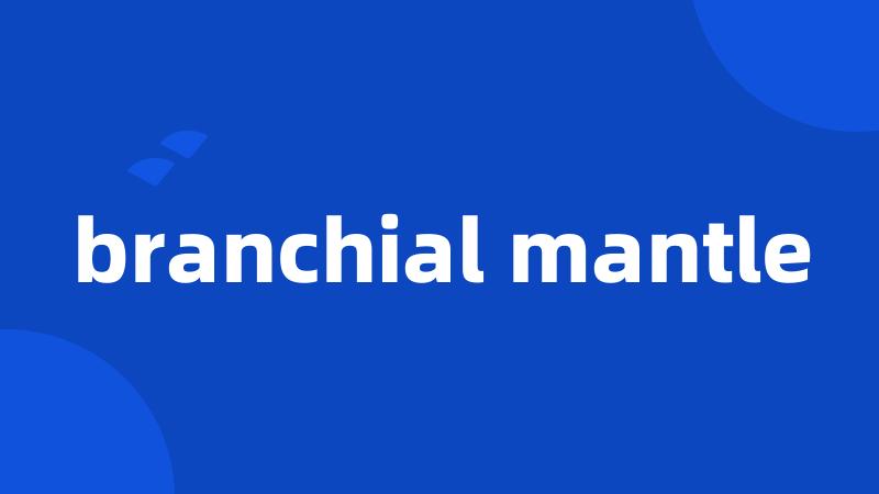 branchial mantle