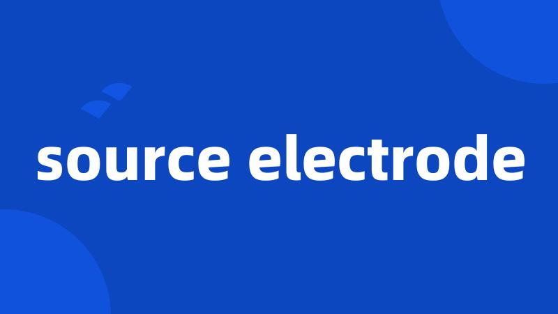 source electrode