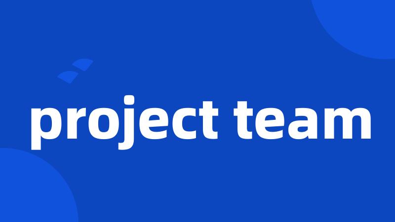 project team