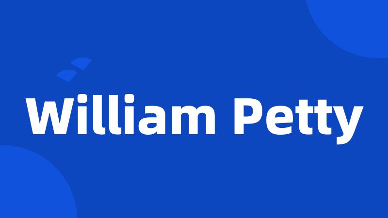 William Petty