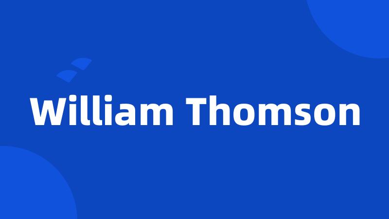 William Thomson