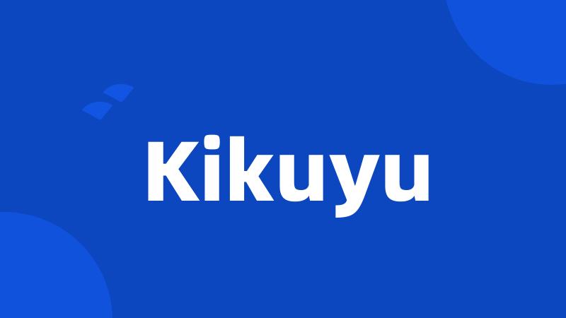 Kikuyu