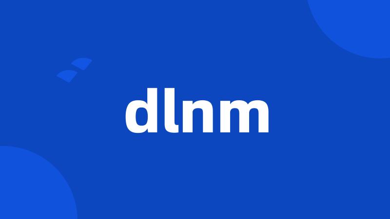 dlnm