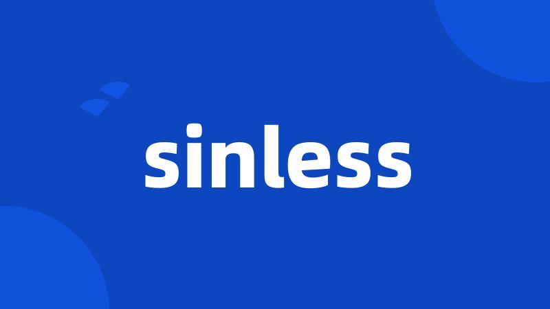 sinless