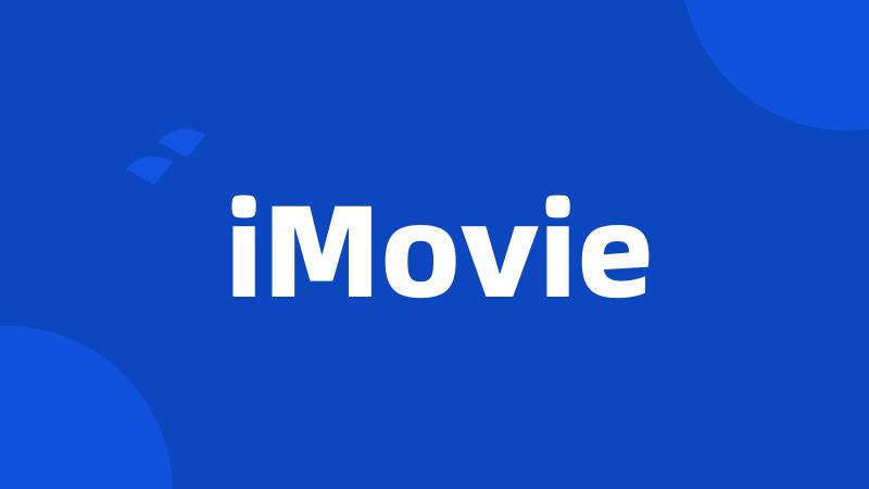 iMovie