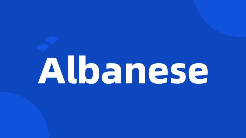 Albanese